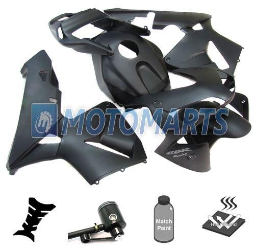 Bundle inj fairing kit with brake fluid reservoir for honda cbr600rr 03 04 lblkm