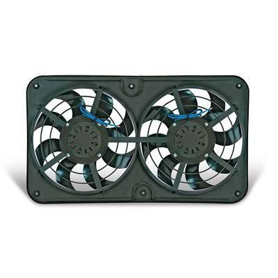 Flex-a-lite x-treme s-blade electric fan 3,000 cfm puller 12" dia dual 480