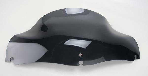 Klock werks dark smoke 8.5" flare windshield 1996-2013 flh harley batwing bagger