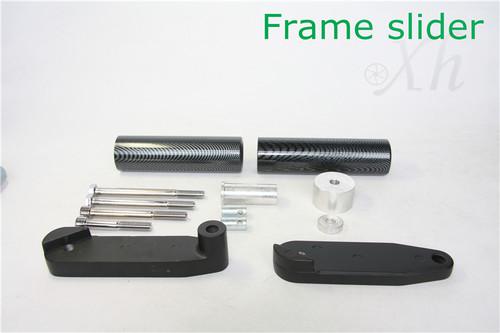 No cut frame slider for 2008 2009 2010-2013 kawasaki ninja 250 250r ex250 carbon