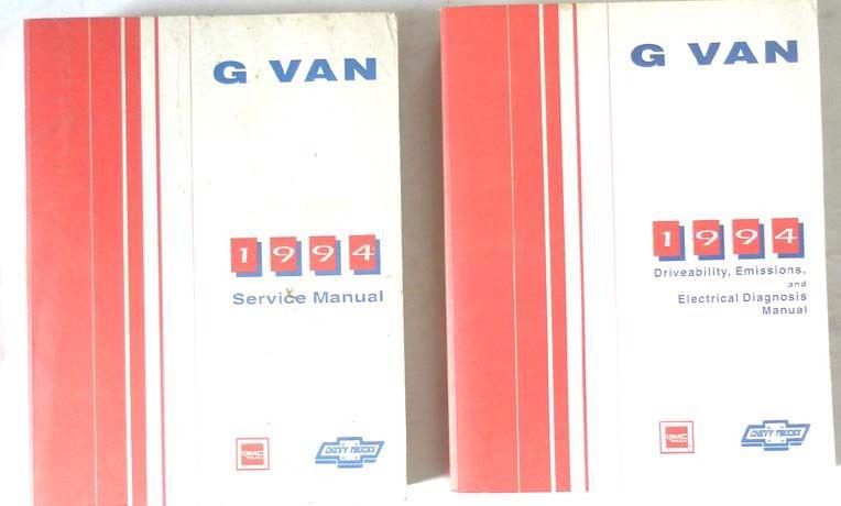 1994 chevrolet and gmc g van   service repair manual  