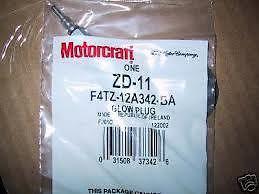 Qty 8 zd11 motorcraft glow plugs