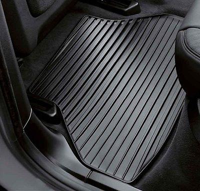 Bmw genuine rubber all weather rear mat set black e70 e71 x5 x6