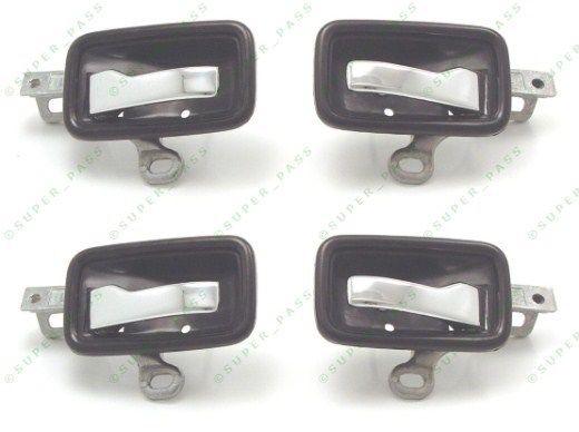 4 pcs 2 left & 2 right inside door handles fits: mercedes w123 230 240 280 300 d