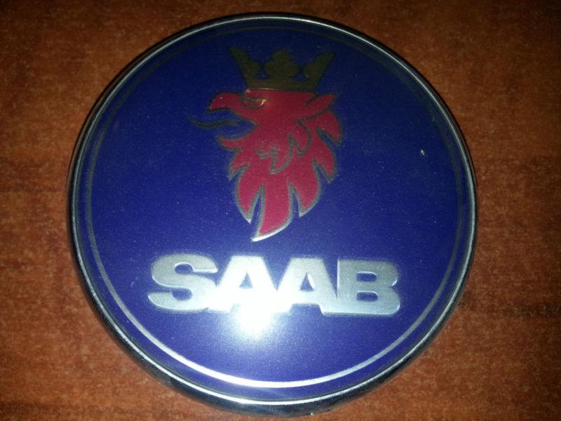 Saab 9-5 hood emblem / badge - original, genuine - nice condition - free shippin