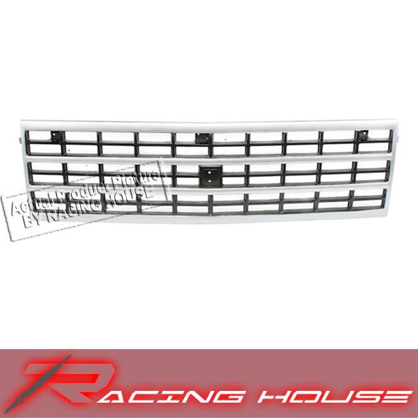 89-91 chevy r/v pickup single lamp new front grille grill assembly replacement