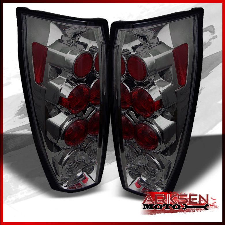 Smoked 02-06 chevy avalanche altezza tail brake lights lamps left+right pair set