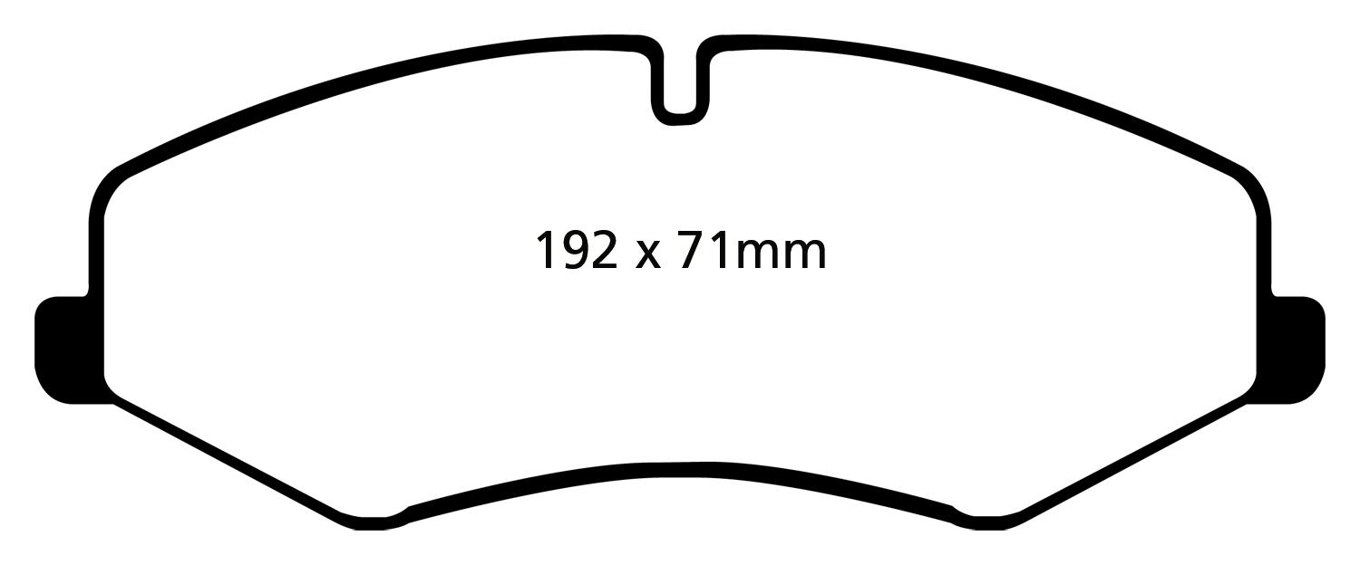 Ebc brakes dp42060r yellowstuff street and track brake pads