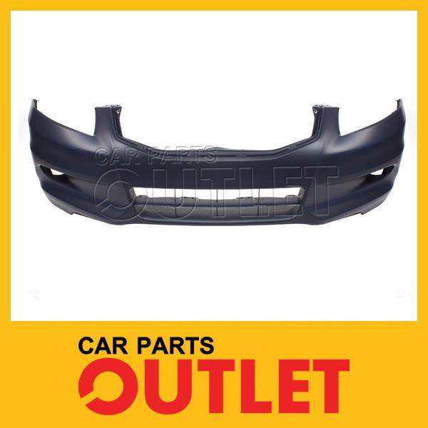 2011-2012 honda accord front bumper cover primered plastic 4dr sedan v6 new