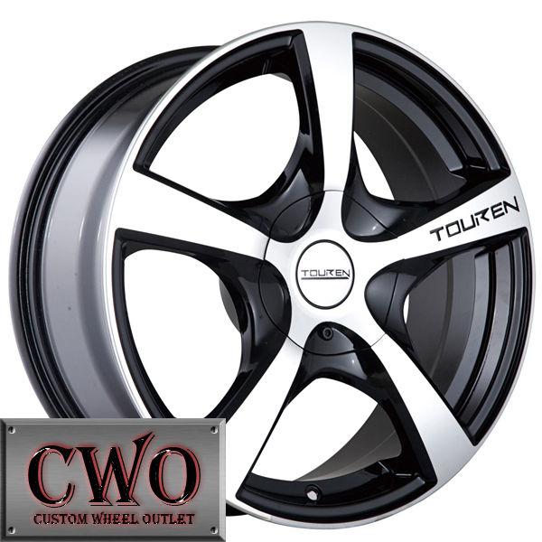 17 black touren tr9 wheels rims 5x110/5x115 5 lug g5 g6 cobalt grand prix am