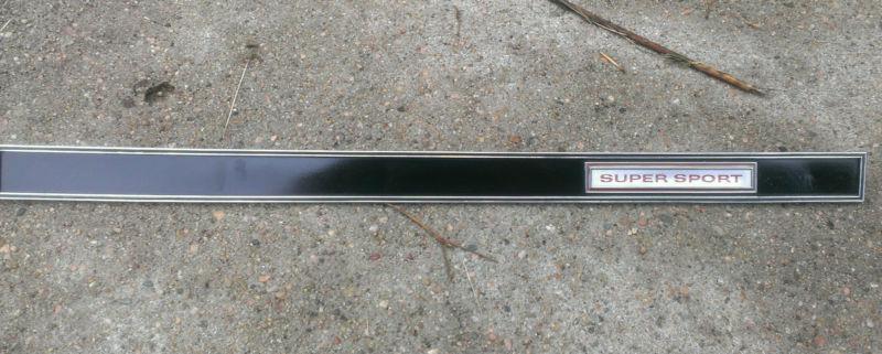 No reserve 1968 1969 chevy impala dash emblem super sport