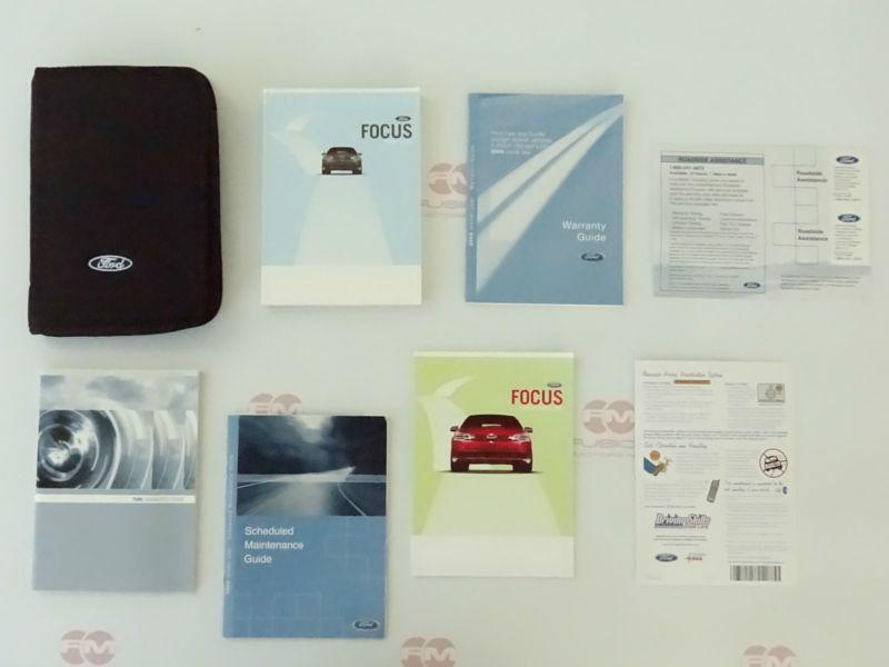 2009 ford focus owners owner manual with case new 