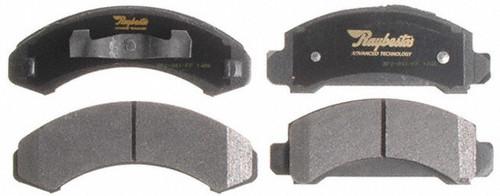 Raybestos atd249m brake pad or shoe, front-advanced technology brake pad