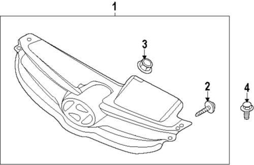 Hyundai oem 865903s000 trunk lid-trunk lid trim retainer