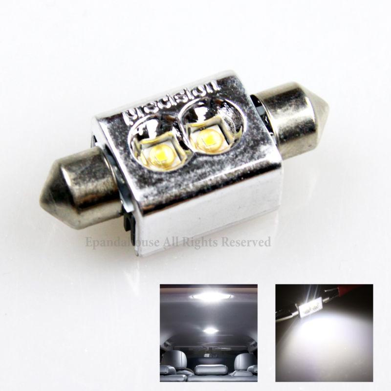 Osram chip! 1x 36mm 6w 2-smd led white interior dome/glove festoon light bulb