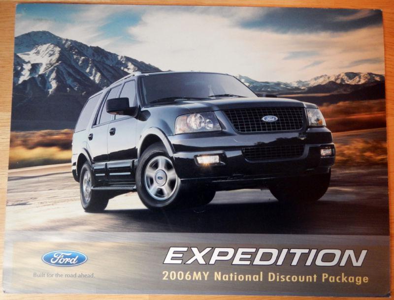 2006 ford expedition 2006 my national discount package sheet brochure