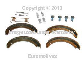 Mercedes parking brake shoe pads set textar w124 w129 w208 r170 w201 w202 w210