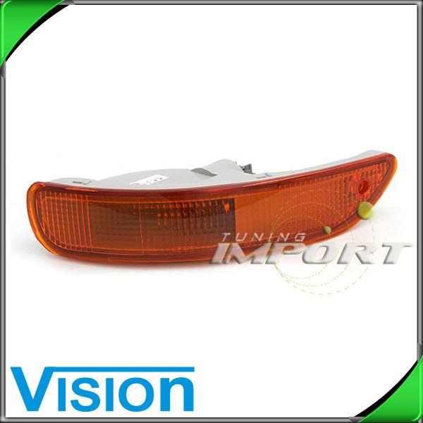 Driver left l/h side bumper turn signal light lamp assembly 93-97 toyota corolla