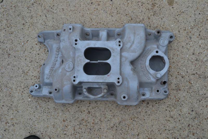 Offenhauser 4-bbl. aluminum  intake manifold - 1968 to 1991 mopar 340 360 