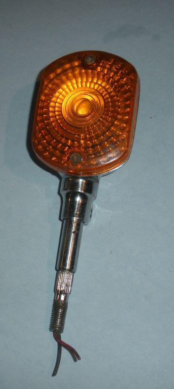 Vintage motorcycle tail light turn signal 8" excellent condition