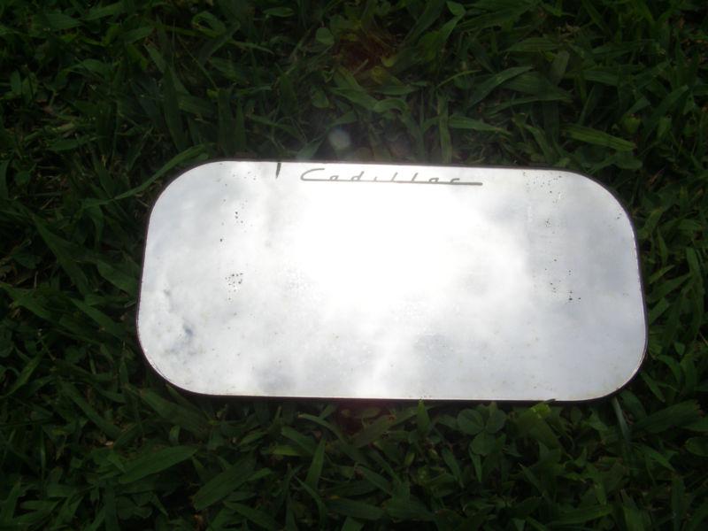 1940's 1950's cadillac visor vanity mirror with cadillac script 1953 1952 1951