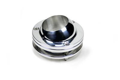 Ididit steering column mount aluminum polished 2.25" diameter 0.0" drop each