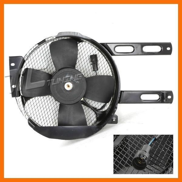 Suzuki swift ac condenser fan assembly motor blade shroud no hardware 89-94