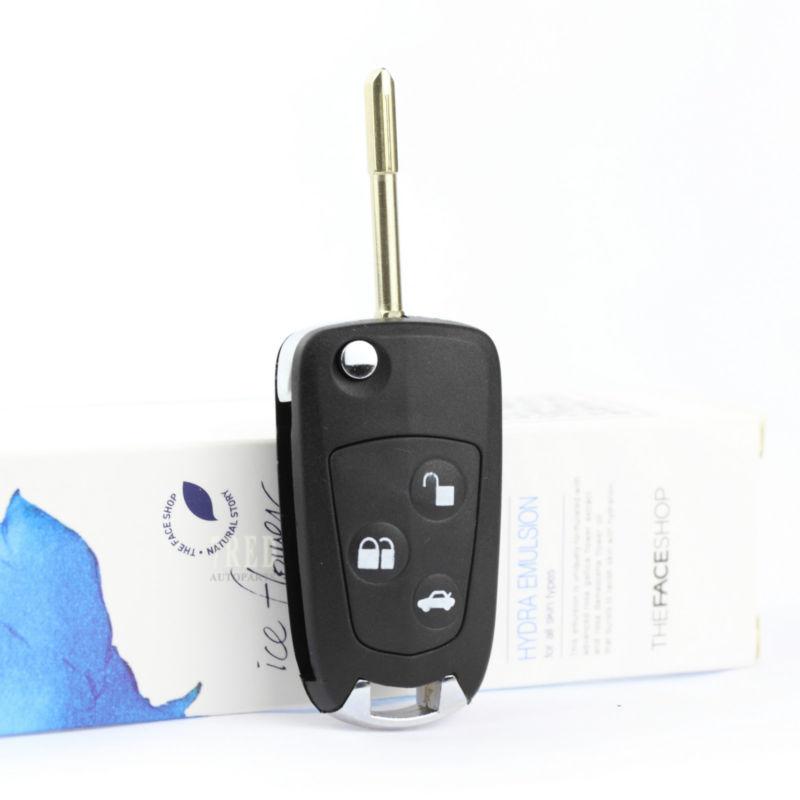 Flip remote key fob case for ford mondeo fiesta focus ka puma 3 bt round blade