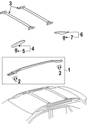 Lexus 634930e010 genuine oem factory original rear cover