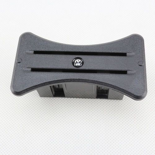 Car centre console cup holder card coin slot trim for vw golf mk6 r20 gti black