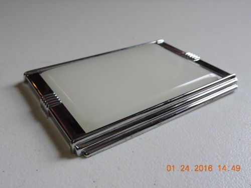 Vintage 1938 packard interior dome light bezel &amp; glass lens - show quality