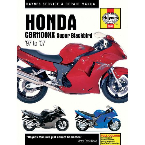 Haynes 3901 repair service manual honda cbr1100 xx super blackbird 1997-2002