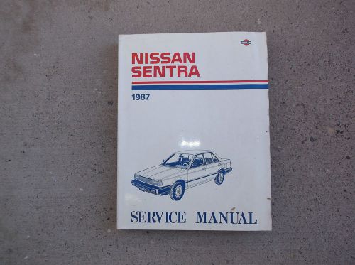 Nissan dealership manual for 1987 sentra used