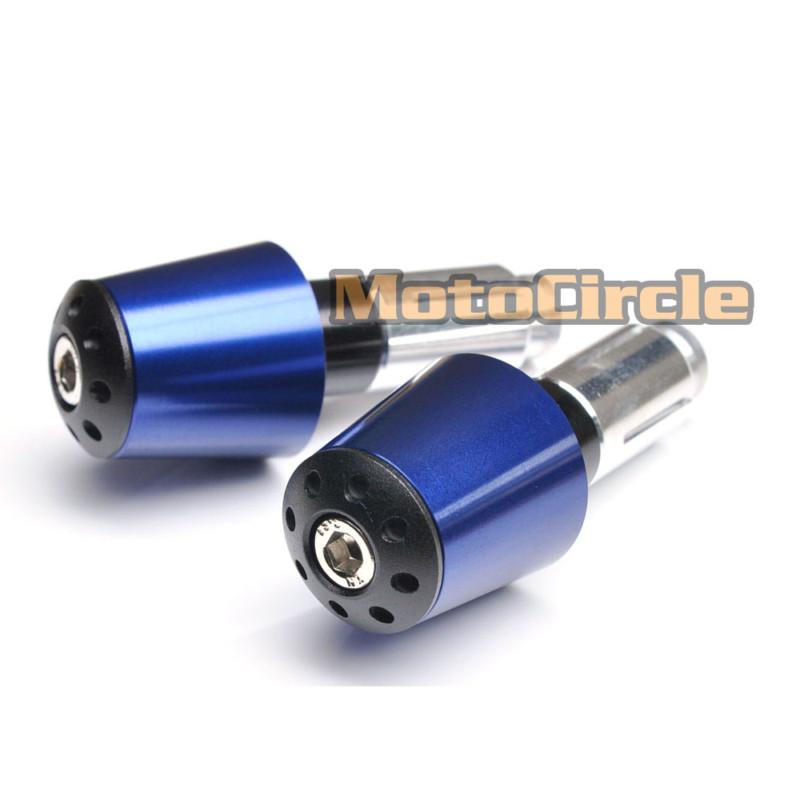 Blue cnc bar end sugo for yamaha fz1 fz6  fazer 600 1000 n mt-03 01 xp500