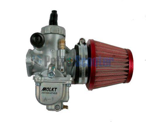 28mm molkt carburettor & k+n air filter kit fits larger pit bikes 140cc & bigger