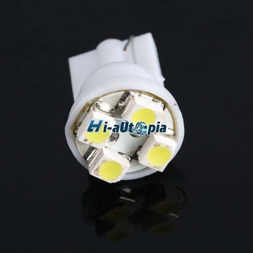 New 50 x super white t10 1210 4-led smd wedge light bulbs lamps 168 194 978