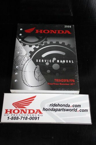 Genuine honda oem repair manual #61hp700 (2009) trx420fa/fpa at *new in plastic*