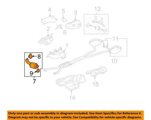 Cadillac gm oem 08-11 cts 3.6l-v6-catalytic converter 25939989