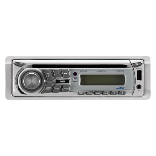 Dual audio md200 marine 100-watt am/fm/usb/aux cd player radio stereo receiver