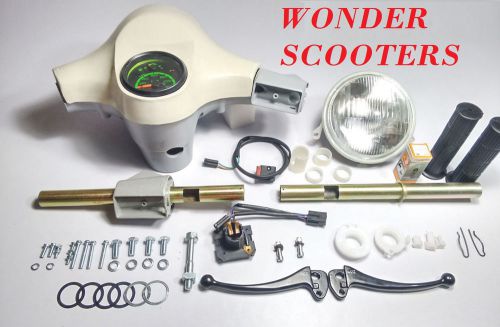 Vespa px 125 stella head set kit 80mm speedometer electric start new ws-1201