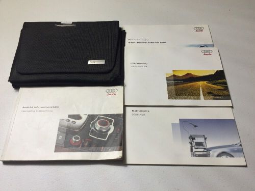 2005 audi a8 no owners manual only  navigation manual w/ case