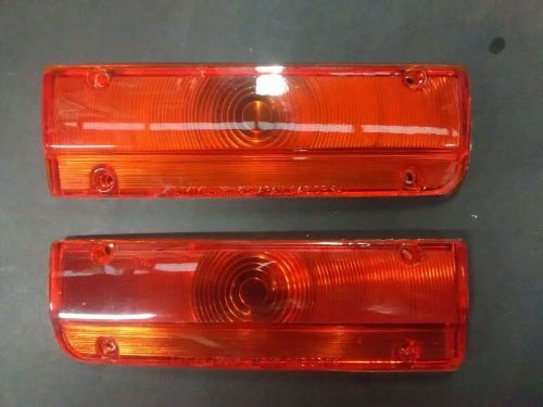 Pair amber front indicators toyota corona rt40 rt43 rt46 rt47 rt50 rt55 rt56