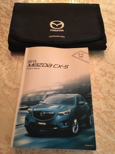 2015 mazda cx-5 cx5 owners manual &amp; case