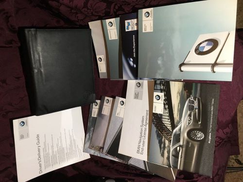 2009 bmw 750 book set case manual