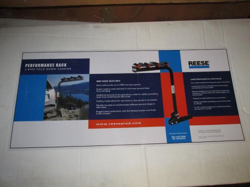 Reese 83126 performance rack four bike carrier fold down 1 1/4&#034; &amp; 2&#034;