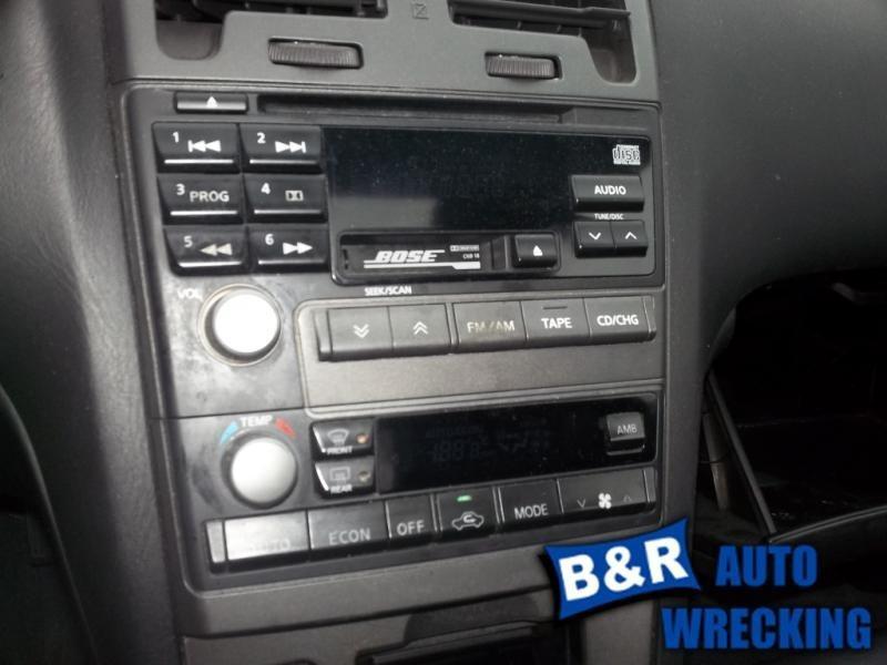 Radio/stereo for 00 nissan maxima ~ recvr am-fm-stereo-cass-cd w/bose from 3/00