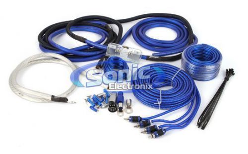 New! stinger sk6641 4-gauge awg complete amplifier installation wiring kit