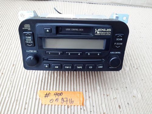 98 99 00 01 02 lexus lx470 radio receiver 86120-60380