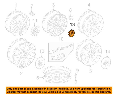 Buick gm oem 08-15 enclave wheels-center cap 9597721