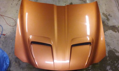 Used oem 99-05 pontiac grand am ram air hood scoup fiberglass orange